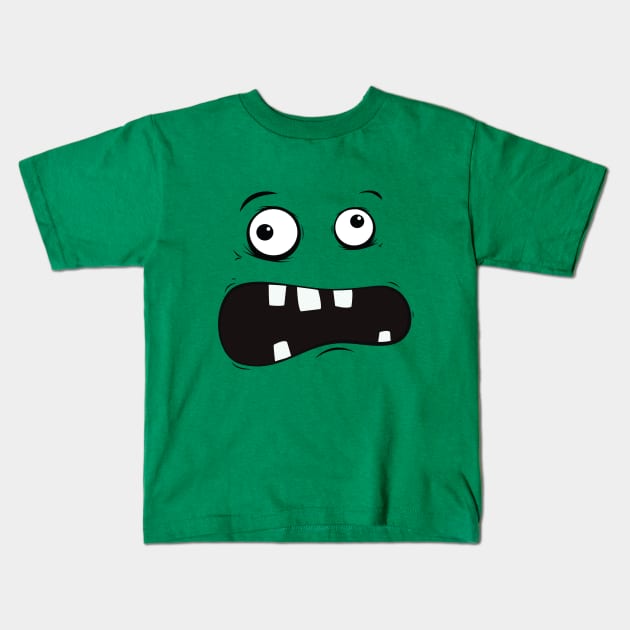 Face Your Monster Kids T-Shirt by MariBiscuits